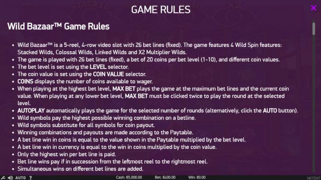 General Game Rules