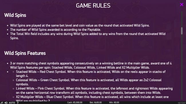 Wild Symbol Rules