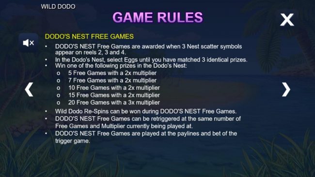 Dodos Nest Free Games Rules