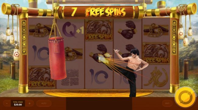 Kicking the bag will earn you extra free spins.