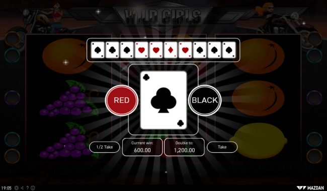 Red or Black Gamble feature