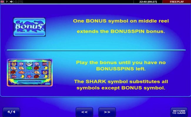 Bonus Game Rules