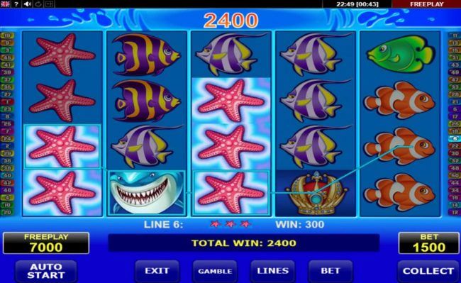 Multiple winning paylines