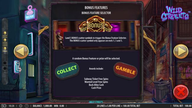 Gamble Feature Rules