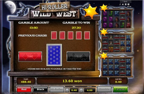 Card Gamble Feature Game Board