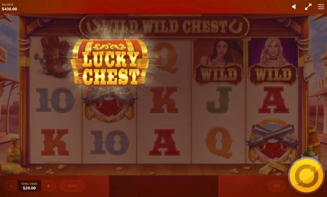 Lucky Chest feature triggered