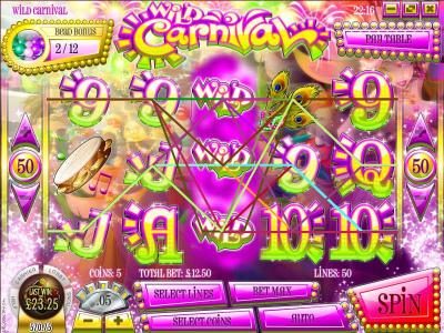 multiple winning paylines triggers a $23.50 jackpot