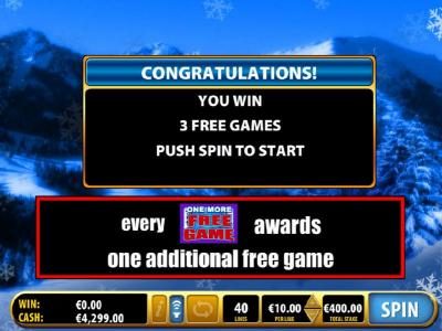 3 free games awarded