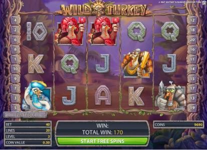 free spins game board