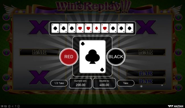 Red or Black gamble feature
