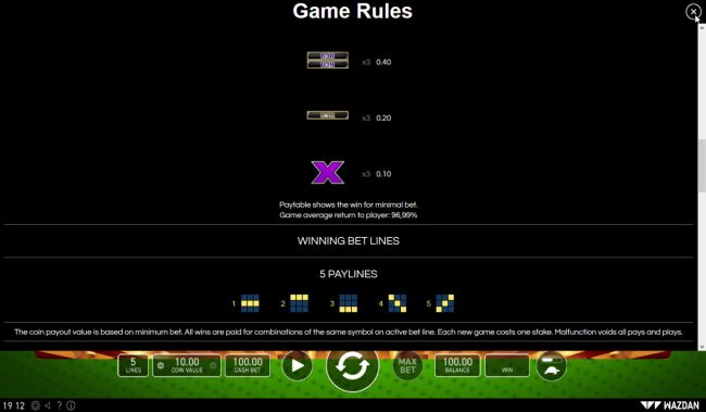 General Game Rules