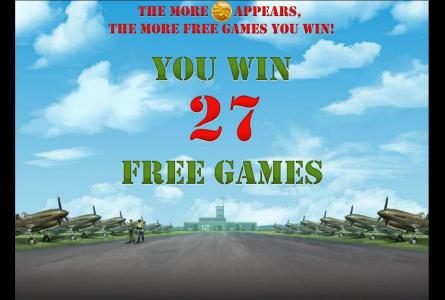 27 free games awarded based on the number of medals awarded