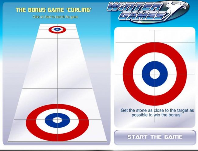 Curling Bonus Game Board