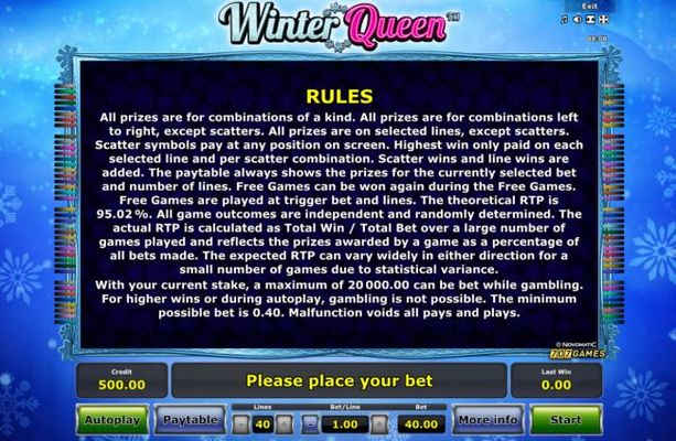 General Game Rules