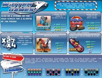 slot game symbols paytable