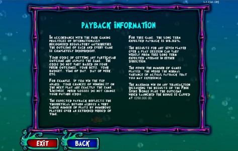 payback information