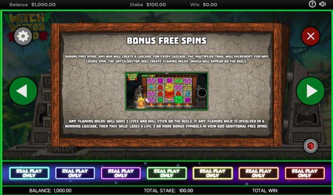 Free Spins Rules