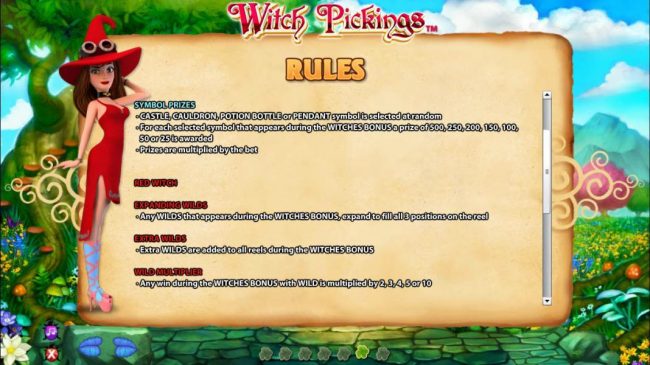 Game Rules Part 2 - Red Witch rules.