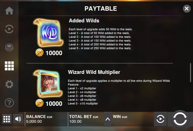 Added Wilds and Multiplier Rules