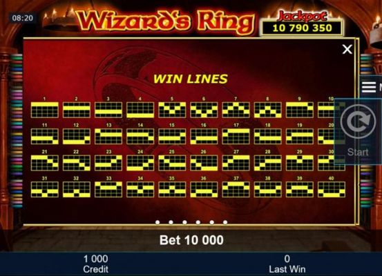 Win Lines 1-40