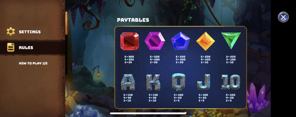 Paytable