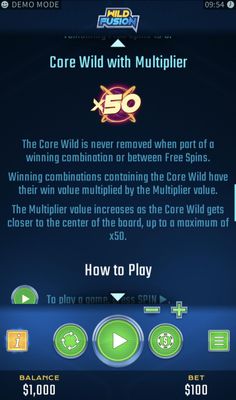 Core Wild with Multiplier