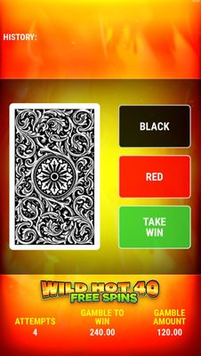 Red or Black Gamble Feature