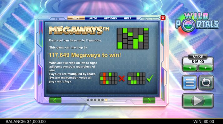 Up to 117649 Megaways