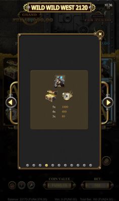Medium Value Symbols Paytable