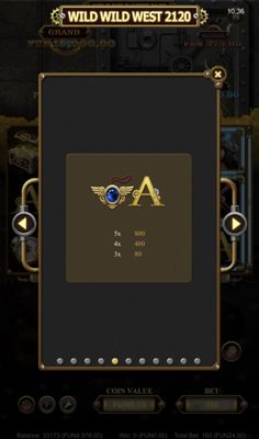 Medium Value Symbols Paytable