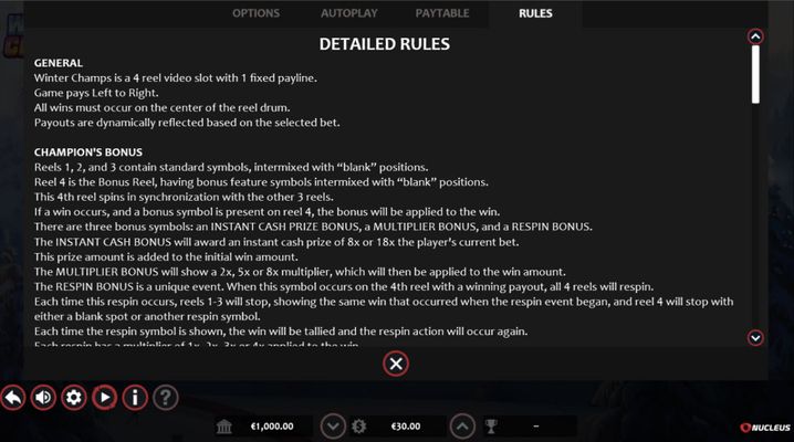 General Game Rules