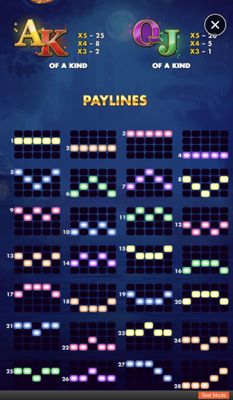 Paylines 1-30