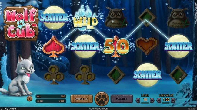 Scattered Full Moon scatter symbols activates the Free Spins feature.