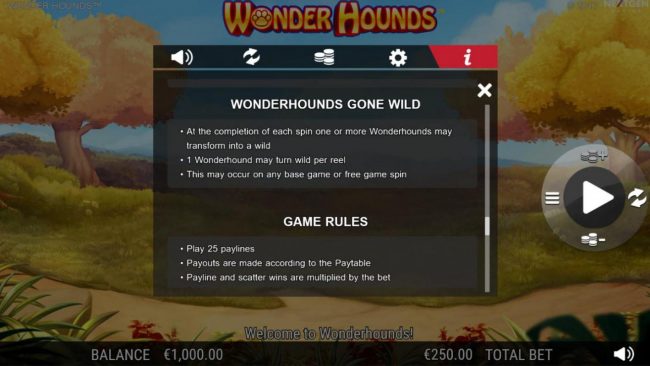 Wonderhounds Gone Wild Rules