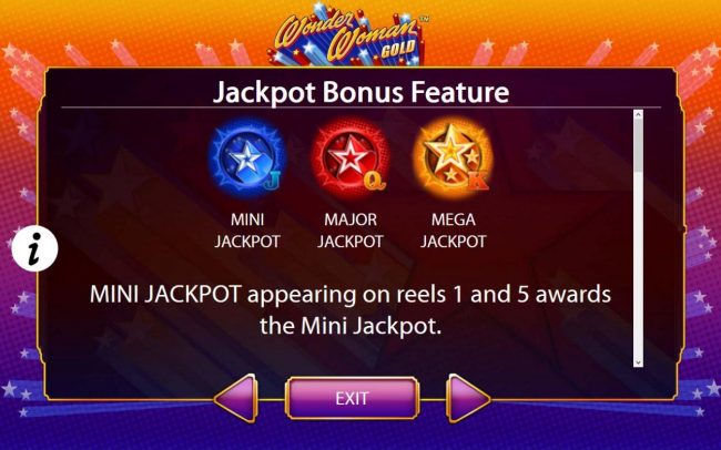 Jackpot Bonus Feature Rules