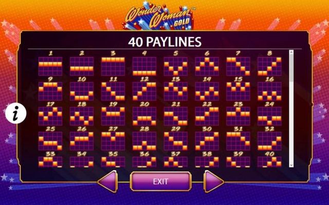 Payline Diagrams 1-40