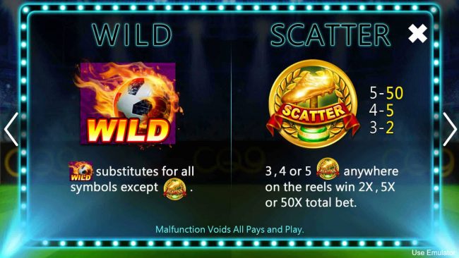 Wild and Scatter Symbol Rules