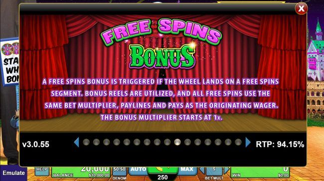 Free Spins Rules