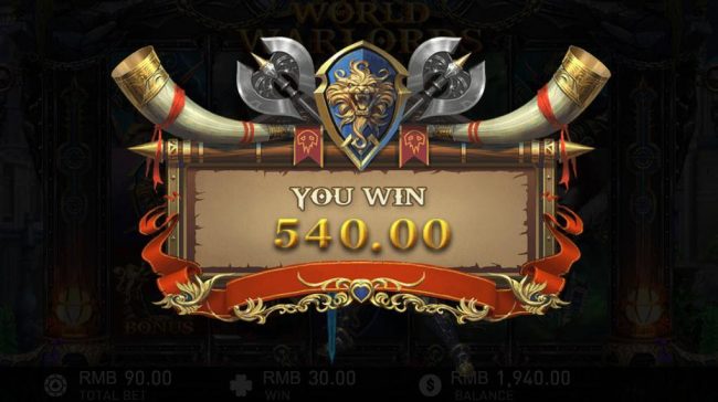540 credit big win
