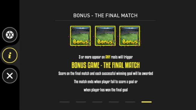 The Final Match Bonus Game Rules