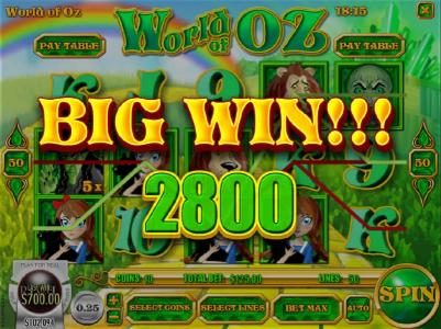 A 2,800 big win awarded