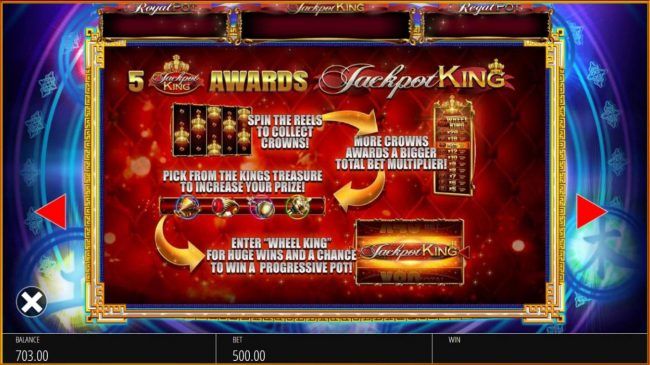 Jackpot King Progressive Rules