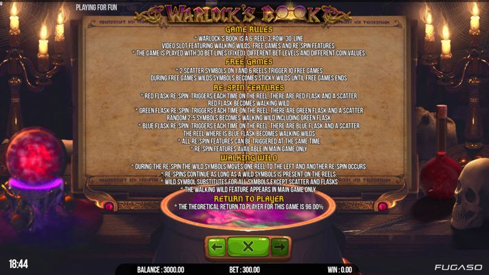 Warlock's Book :: General Game Rules