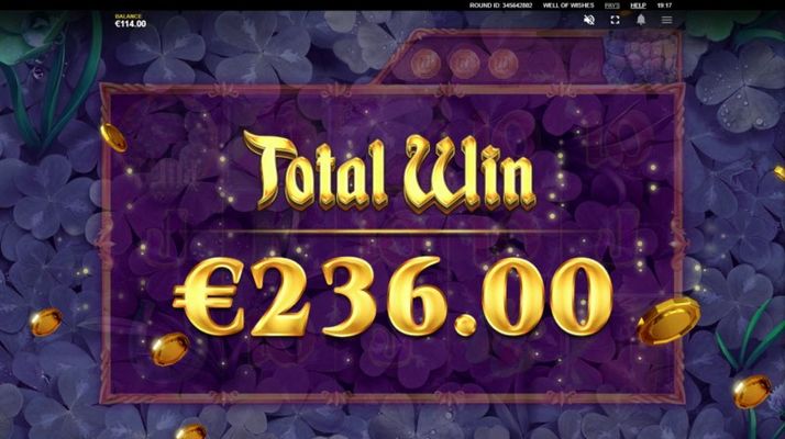 Total free spins payout