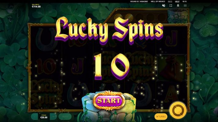 Well of Wishes :: 10 Free Spins Awarded