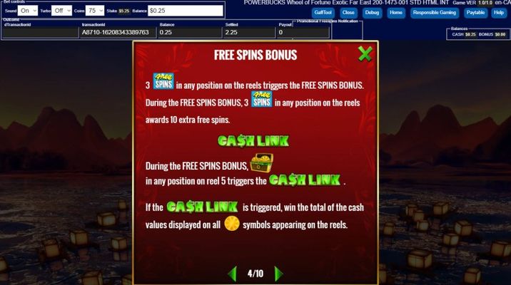 Free Spin Feature Rules