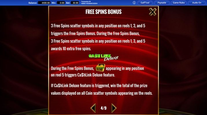 Free Spin Feature Rules