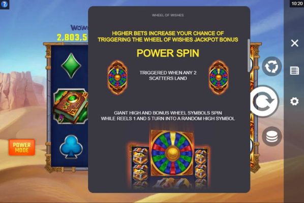 Wheel of Wishes :: Power Spin