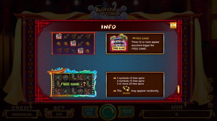 White Python :: Free Spins Rules