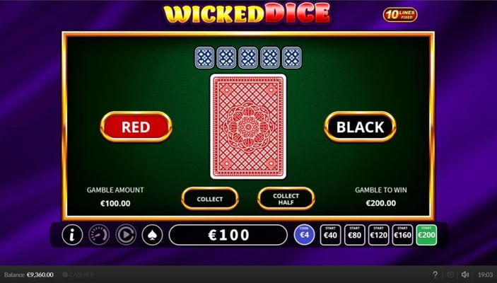 Red or Black Gamble Feature